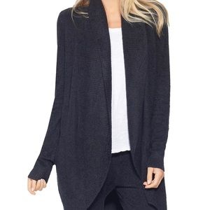 Barefoot Dreams Navy Cozychic Lite Cardigan